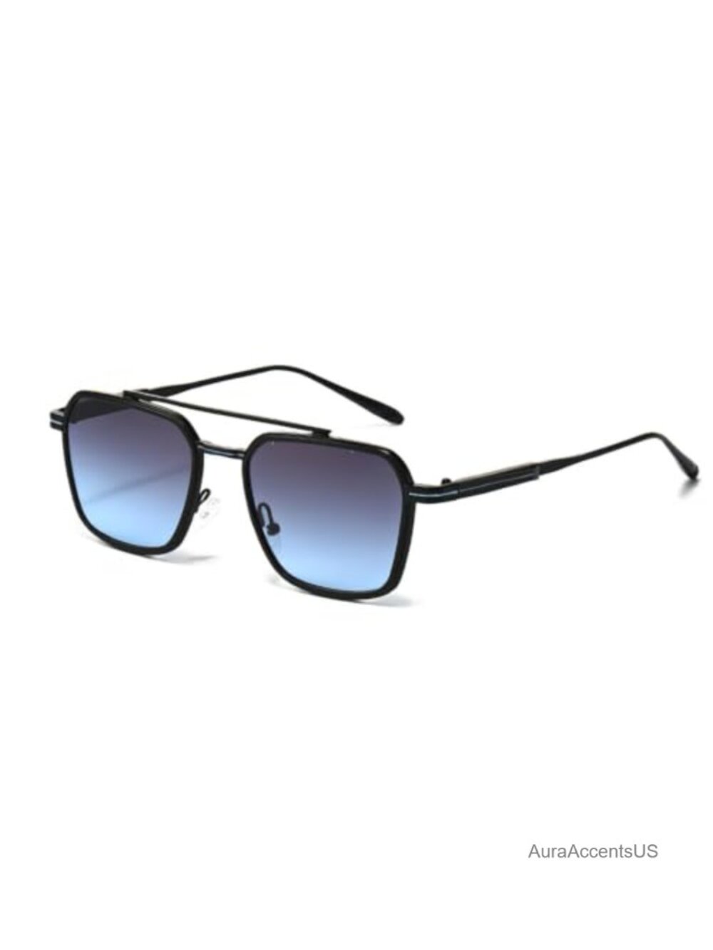 Retro Square Aviator Sunglasses UV400 Gradient Lens Unisex
